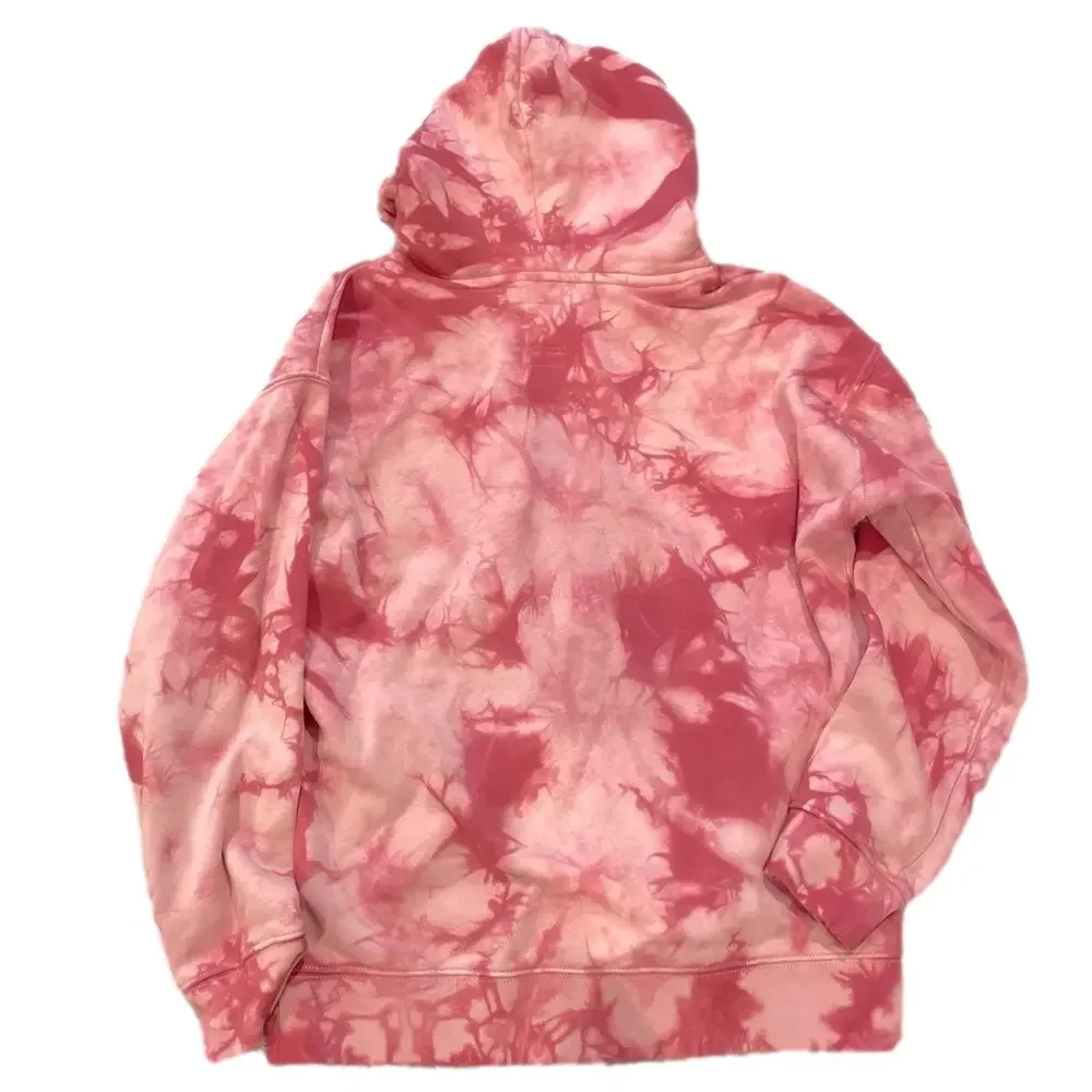 Gap Teen Pink Tie Dye Print Long Sleeve Pullover Hoodie Size 14/16